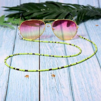 MOON GIRL Colorful Seed Beads Eyeglass Chains Street Stylish Brillenketten Girl Fashion Sunglasses Chain Eyewears Cord Holder