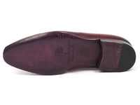 Paul Parkman Men's Burgundy Wholecut Plain Toe Oxfords (ID#DS65BUR)