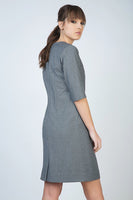 CONQUISTA FASHION - Original Elbow Sleeve Straight Tailored Dress