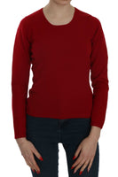 Maglione Girocollo In Cashmere Pullover Rosso-L