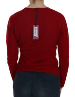 Maglione Girocollo In Cashmere Pullover Rosso-L