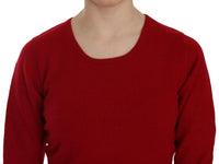 Maglione Girocollo In Cashmere Pullover Rosso-L