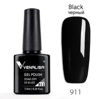 VENALISA - 10 Pcs Nail Gel Polish Full Coverage Beatuiful Color Glitter Color Matt Tempered Top Coat Soak Off Polish Gel Nail Manicure