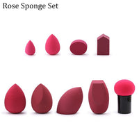 Makeup Sponge Set Soft Water Drop Blending Cosmetic Puff Face Liquid Foundation Cream Concealer Gourd Sponge