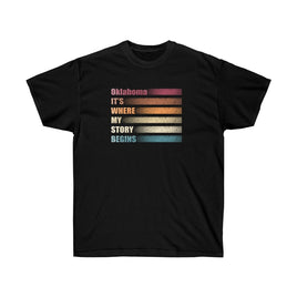 Oklahoma States USA Retro Style T-Shirt