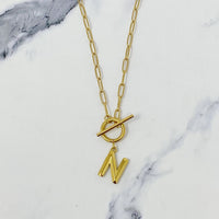 Original Modern Classic Initial Necklace Prepack