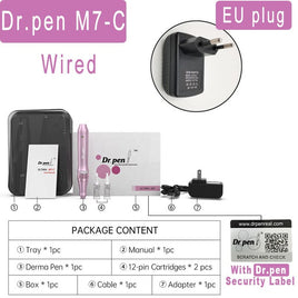 Microneedling  Derma Pen Dr.Pen M7 -C Auto Microneedle Bayonet Prot Needle Cartridge Skin Care Stamp Semi-Permanent Device Wired