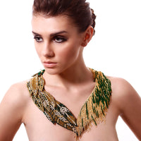 Original Gold Leaf Navette Necklace.