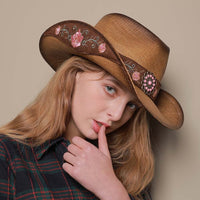 9 Style Women Men Western Cowboy Hat for Dad Gentleman Lady Ombrero Hombre Jazz Caps