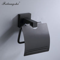 Aluminum Bathroom Accessories Black Towel Rack Towel Ring Hair Dryer Holder Wall Mounted Toilet Paper Holder Soap Basket WB8813