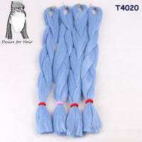 Desire for Hair 10packs Per Lot 24inch 100g Synthetic Braiding Hair Jumbo Braids 3 Tone Omber Blonde Lavender Color