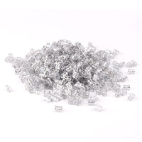 100Pcs/Lot Golden/Silver/Mix Silver Golden Micro Hair Dread Braids Dreadlock Beads Adjustable Cuffs Clips for Hair Accessories