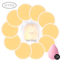 4/8/10/16pcs Makeup Remover Washable Cotton Pads Reusable Face Wipes Microfiber Make-Up Remover Three Layers Natural Soft Bamboo