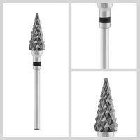 Nail Drill Bit Carbide Rotary Burr Nozzle for Manicure Electric Milling Cutter for Manicure Machine Milling Cutter for Nail Tool