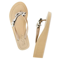 Original Shoes Nomad - Rhinestone Mid Wedge Flip Flops