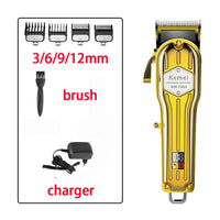 Kemei Professional All Metal Hair Clipper Men Electric Hair Trimmer Fade Hair Cutter Haircut Machine Barber Shop KM-1976 KM-1977