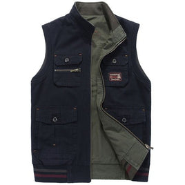 UNION ARMY - Original Men Military CLothing Waistcoat Army Tactical Many Pockets Vest Sleeveless Jacket Plus Size 6XL 7XL 8XL 9XL Big Male Travel Coat