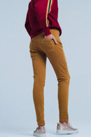 MUSTARD - Original Skinny Pants With Sequins and Buttons