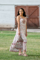 LIVING FREE BEAUTY - Original Boho Chic Floral Maxi Dress