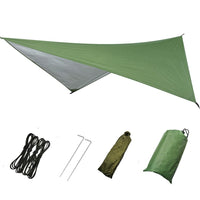 Camping Hammock With Mosquito Net and Rain Fly Portable Double Hammock With Bug Net and Tent Tarp Tree Straps for Travel Camping