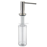 Newly High Quality 5 Warranty Promotion 100% Solid Brass Pump Head Kitchen Commercial Modern Lotion Dispenser in Brushed Nickel