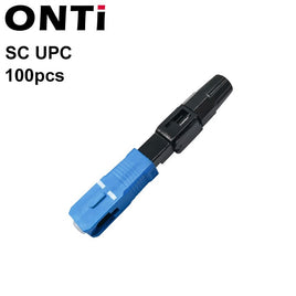 ONTi FTTH Embedded Fiber Optic Fast Connector SC APC Single Mode Fiber Optic Adapter SC UPC Cold Connection Quick Field Assembly