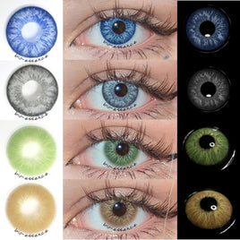 Original Bio-essence 1 Pair Colored Contact Lenses for Eyes Blue Lenses Green Eye Lenses Gray Lenses Natural Lenses  Fashion Lenses