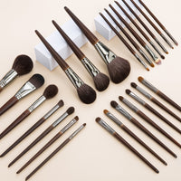 OVW Natural Goat Hair Makeup Brushes Set Professional Kit brocha maquillaje pedzle do makijazu blending smudging brush shader