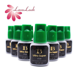 10 Bottles I-Beauty IB Ultra Super Glue 5ml Individual Fast Drying Glue for Eyelash Extensions Green Cap Makeup Tools  Wholesale