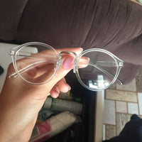 Original Fashion Transparent round glasses clear frame Women Spectacle myopia glasses  Men EyeGlasses Frame nerd optical frames clear