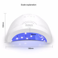 SUNUV SUNone 48W UV Lamp Gel Nail Dryer LED UV Light for Nails Machine Nail Curing Lamp for Gel Polish Nail Art Tools