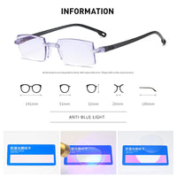 IBOODE - Original Finished Myopia Glasses Classic Anti blue   Light Prescription Optical Eyeglasses Women Men