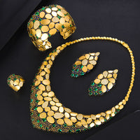 Original GODKI Famous Brand Bling Sequins Luxury Africa Dubai Jewelry Sets For Women Wedding Party Zircon Wedding Bridal Jewelry Set Gift