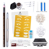 BMX Tebori Microblading Kits Agujas Eyebrow Pen Pigments Tattoo Permanent Makeup Needle Paste Skin For Beginners Body Art