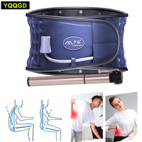 Physio Decompression Back Belt Brace Back Pain Lower Lumbar Support Back Massage Inflatable Traction Device for Pain Relief