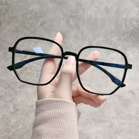 Original 2021 Trends Anti Blue Light Oversized Glasses Computer Women Blue Blocking Gaming  Men Transparen Eyeglasses Spectacles Frame