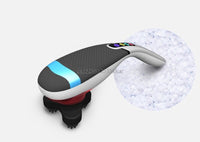 Handheld Electric Heat Deep Kneading Tissue Massager Cordless and Rechargeable Stick - 6 Interchangeable Heads 5 Speeds 6 Mode