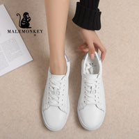 Original Casual Women Flats White Sport Shoes 2022 Summer Outdoor Soft Comfortable Lace up Non Slip Female Shoes Zapatos De Mujer