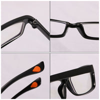 ELBRU - Original Finished Myopia Glasses Frame Women Men Ultralight TR Myopic Nearsighed Eyeglasses Students