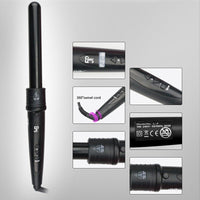 5 in 1 Hair Curling Iron Wand Set Crimp Corrugation 9-32mm Crimper with Interchangeable Curler Roller Tongs Salon Hair Waver