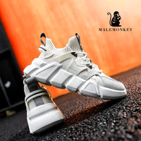 Original Women Chunky Sneakers Platform 2021 Fashion Spring Breathable Comfort Running Casual Couple Sport  Shoes White Plus Size 35-44