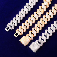 Original Bubble Letter Miami Cuban Link Chain for Men Necklace Choker Charms Gold Color Iced Out Fashion Jewelry 2021 Trend