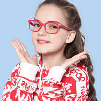 AIMISUV - Original Anti Blue Light Blocking Glasses For Boy Girl Optical Glasses Frame 2022 Fashion Anti Glare Computer Eyeglasses Child UV400