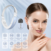 ANLAN V-Face Lifting Device EMS Massage Double Chin Remove V-shaped Red/Blue LED Light Therapy Face Slimming Face Lift Device