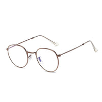 RBROVO - Original 2021 Round Glasses Frame Women Vintage Glasses Women Clear Lens Eyeglasses Frames Women/Men Metal Lentes De Lectura Mujer