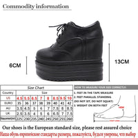 Original Gdgydh Fall Women Pumps Vintage Round Toe Wedges Female High Heel Shoes Sexy Nightclub Platformance Shoes Two-pieces Shoes Black