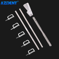 AZDENT Dental Orthodontic Interproximal Enamel Reduction Automatic Strip Slicing Set Double Sided with Measuring Tape Handle