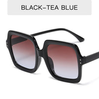 Original High Quality Brand Design Women Sunglasses Luxury Glasses Lady Square Sunglass Woman 2021 Gradient Pink Blue Lens Men Eyeglasses