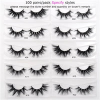 30 pairs/pack Visofree Lashes 3D Mink Eyelashes Full Strip Lashes Handmade Premium Mink Hair Multi-use False Eyelashes Makeup