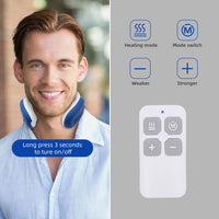 Remote Smart Neck and Shoulder Massager Electric Pain Relief Tool Health Care Relaxation Cervical Vertebra Physiotherapy